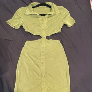 Green Mini Dress